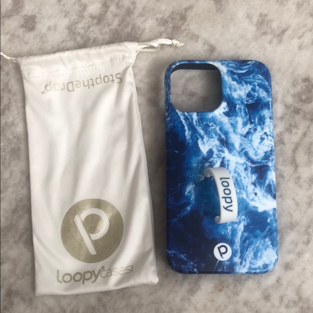 Loopy Case Phone Case “Ocean” with Loopy Grip